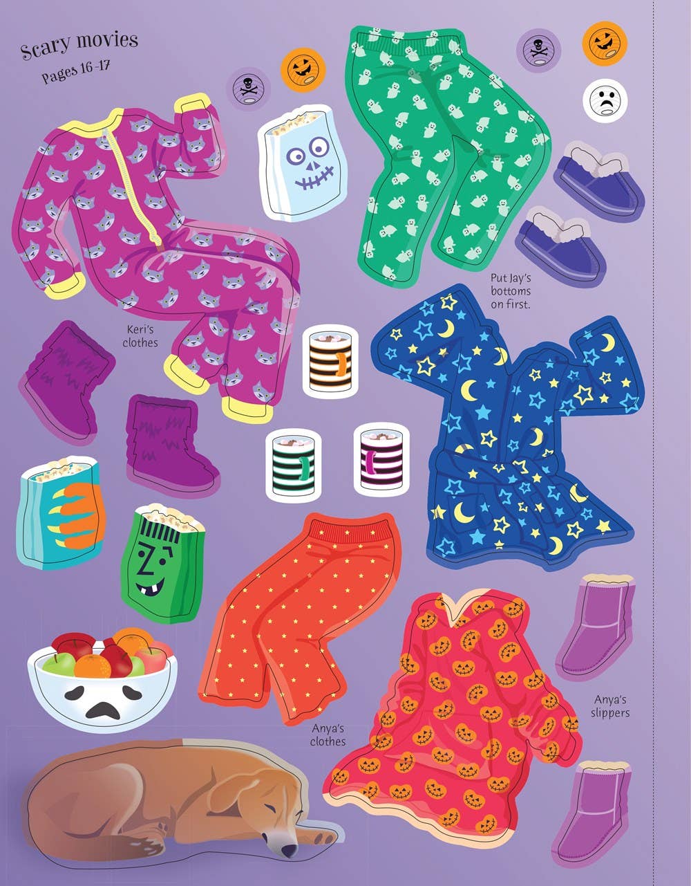 Sticker Dolly Dressing Halloween Party: Usborne