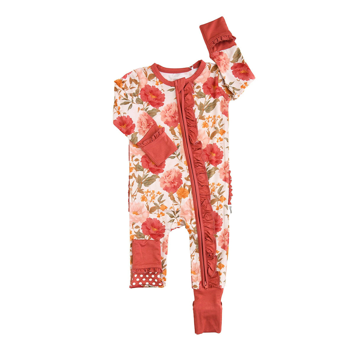 Felicity RUFFLE ZIP Bamboo Pajamas
