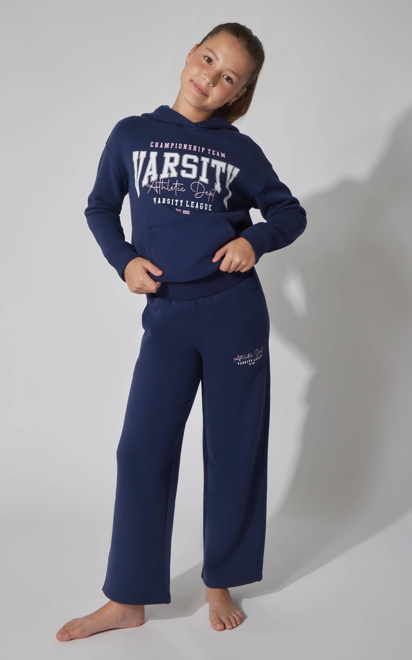 Girls Varsity Sweatshirt & Sweatpants