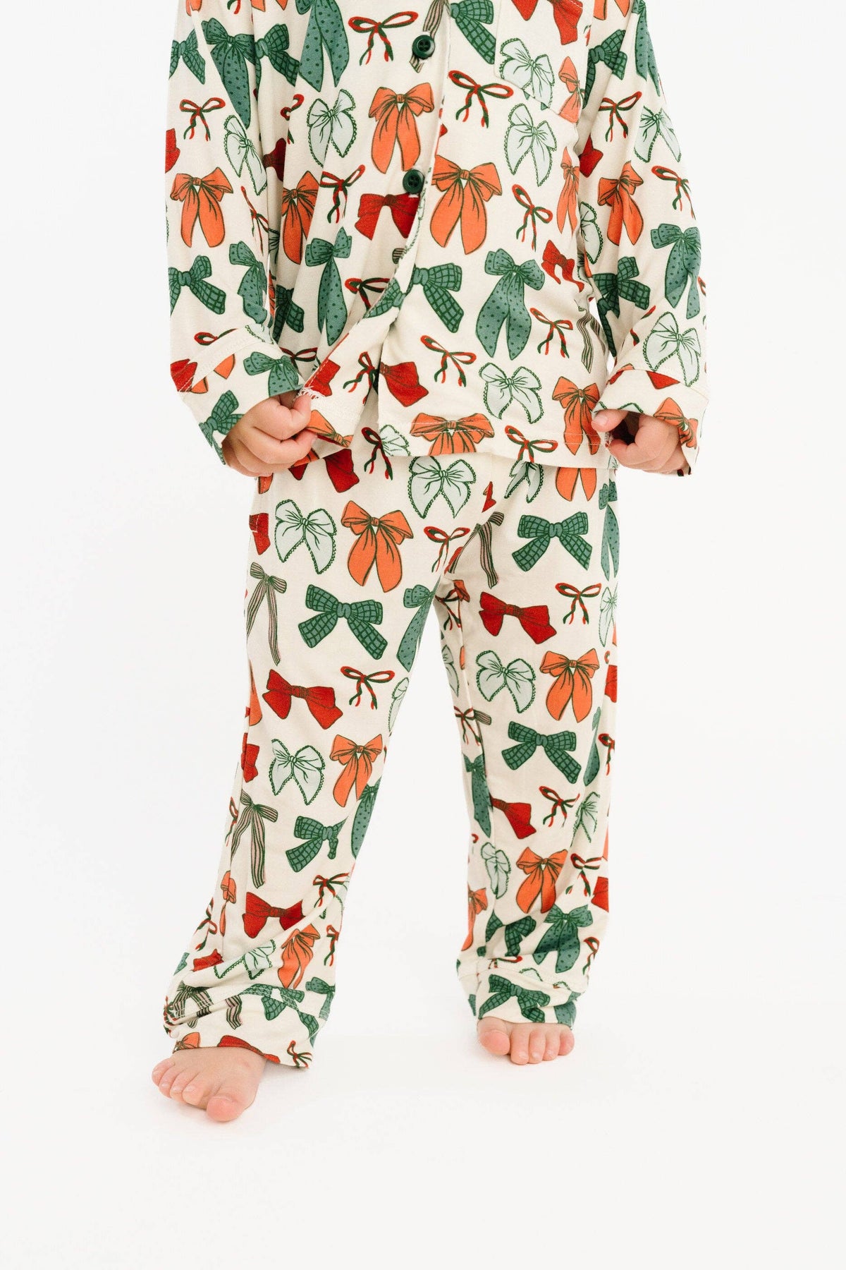 Merry Bows Bamboo Button Up Set