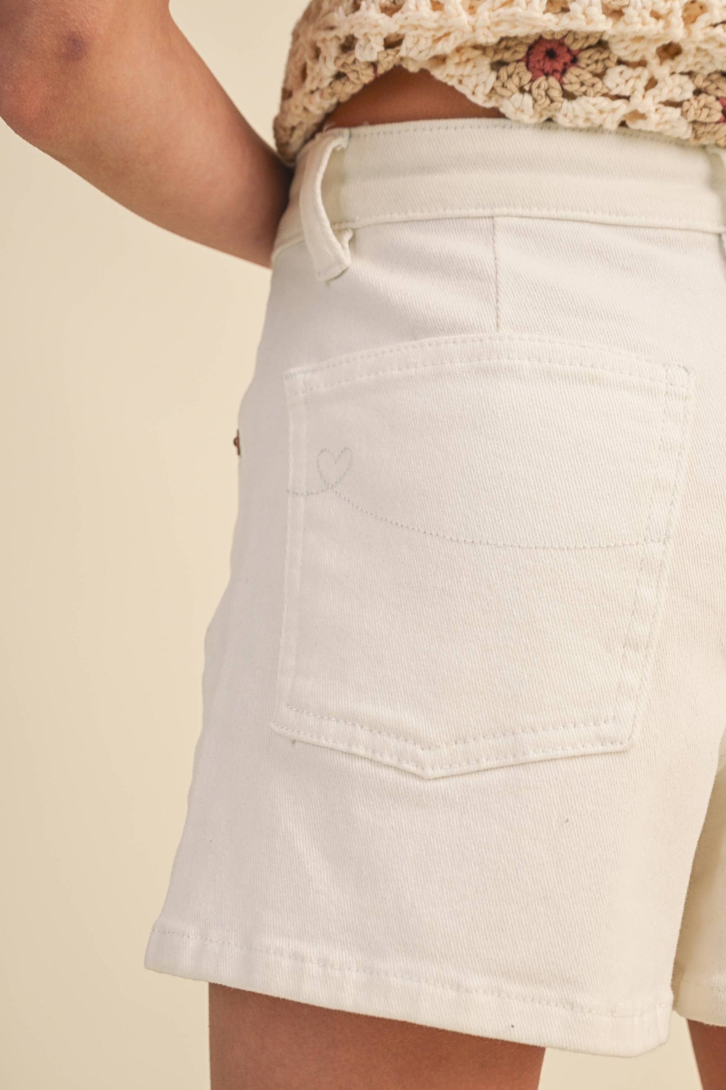 GIRLS WHITE SKORT
