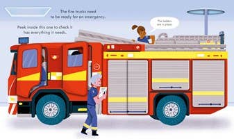 Peek Inside How a Fire Truck Works: Usborne