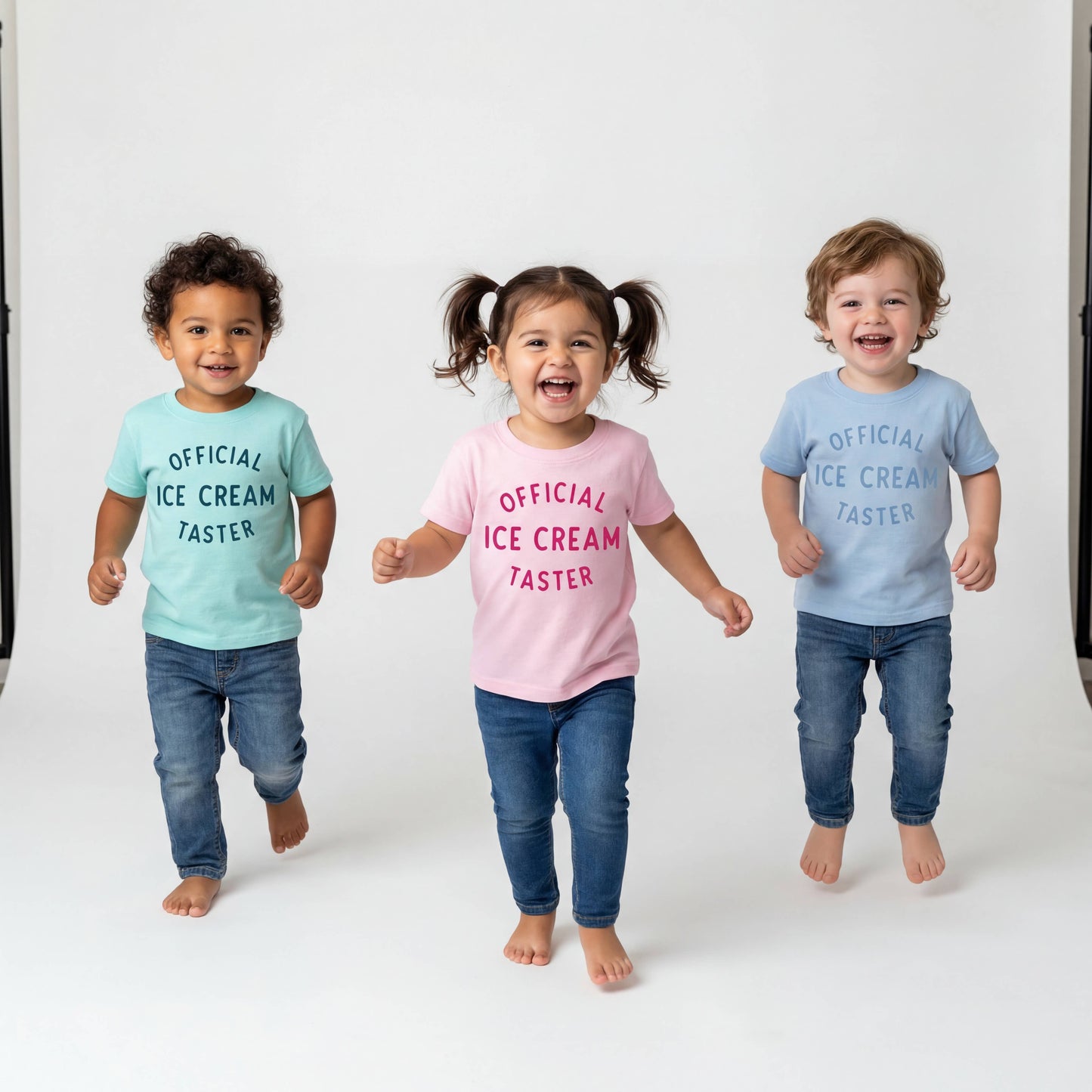 Kids Summer T-Shirt, Official Ice Cream Taster tee