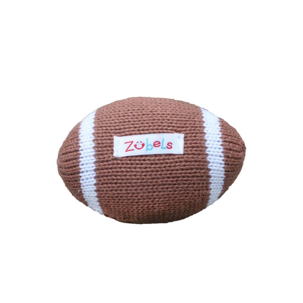 Phil the Football 5" Knit Rattle