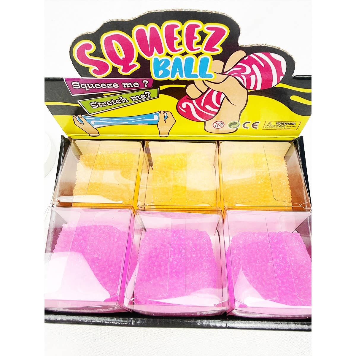 Viral Textured Ice Cube Squishy Toy
