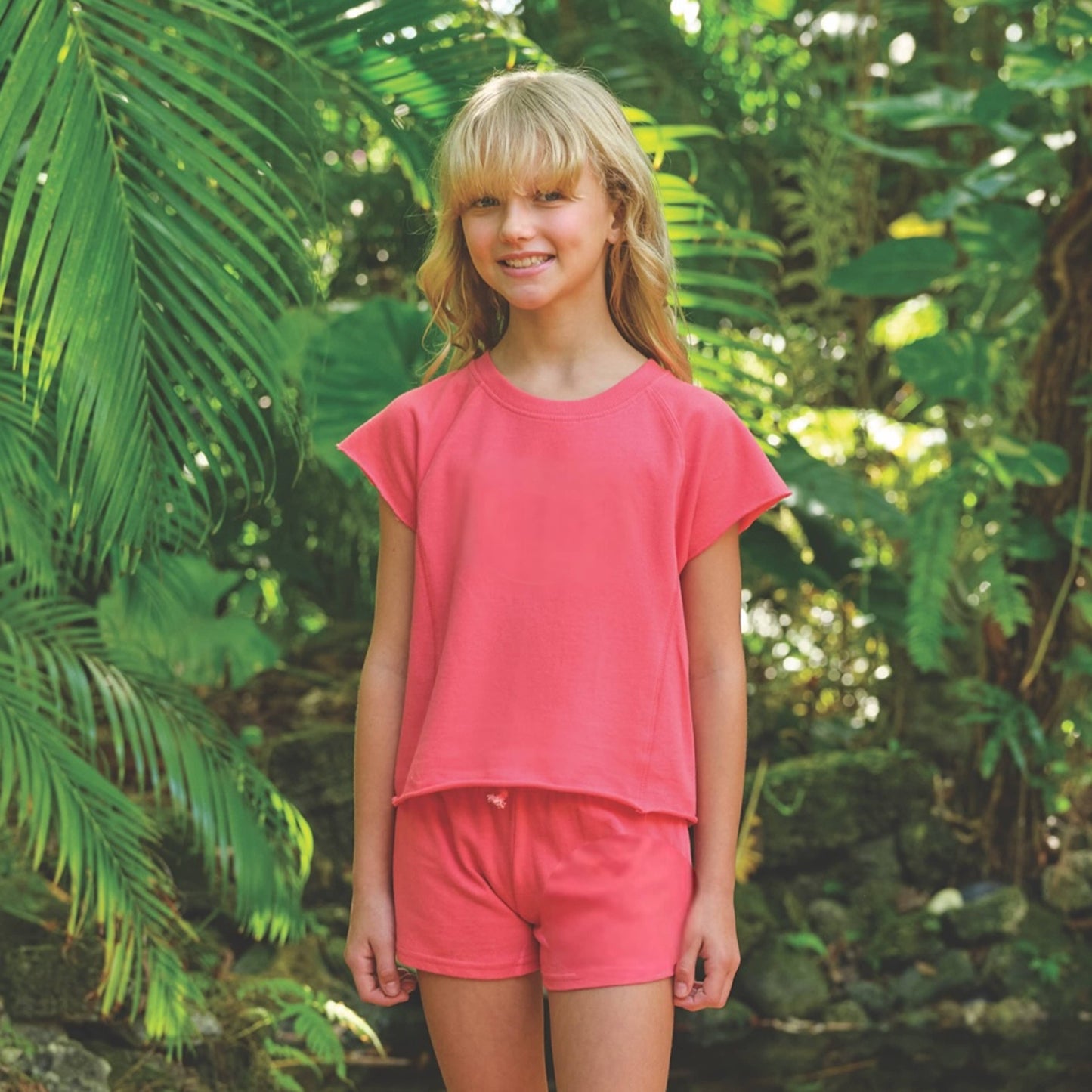 Girls’ Raglan Sleeve Tee