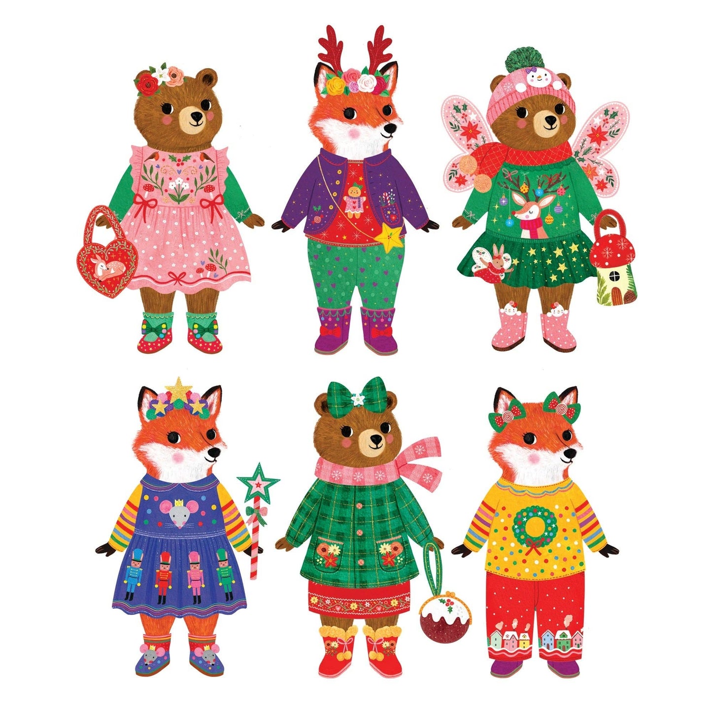 Merry Woodland Magnetic Dress-up