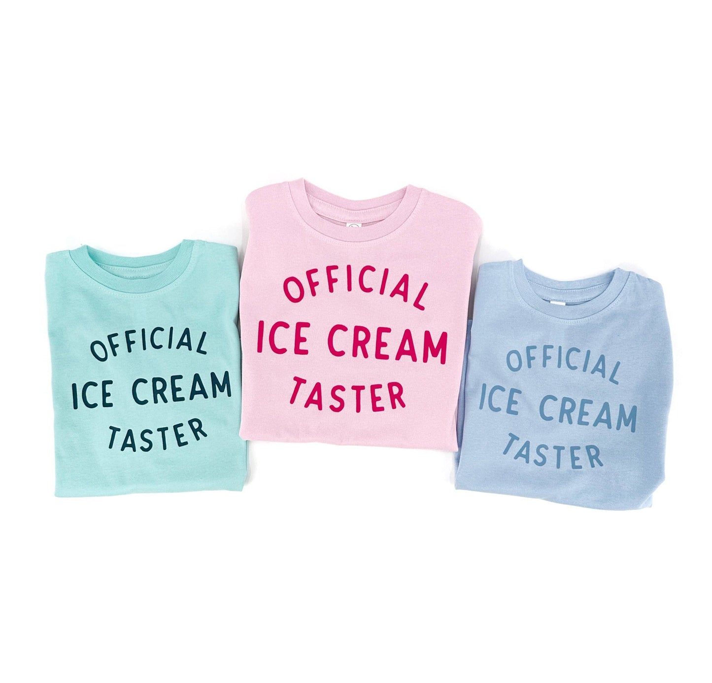 Kids Summer T-Shirt, Official Ice Cream Taster tee