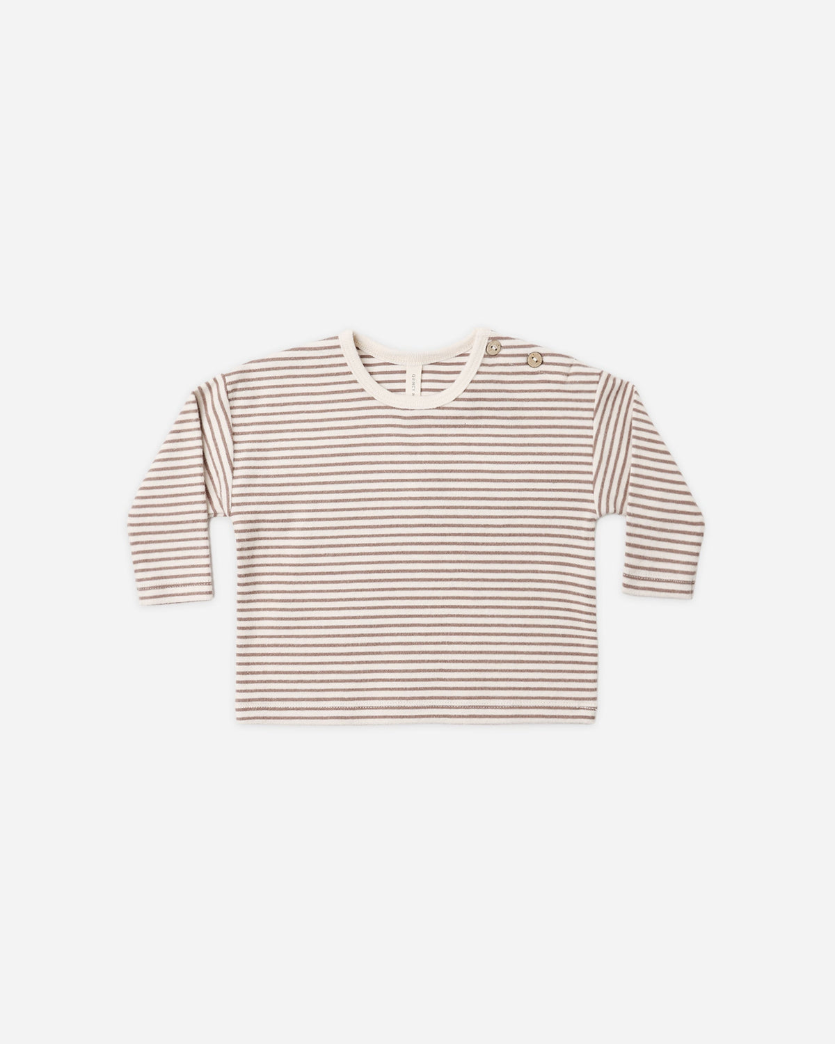 Long Sleeve Tee Cocoa Microstripe
