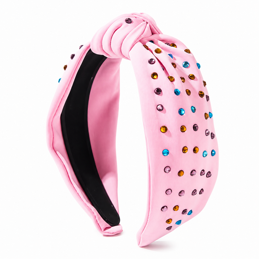 Pink Rhinestone Headband