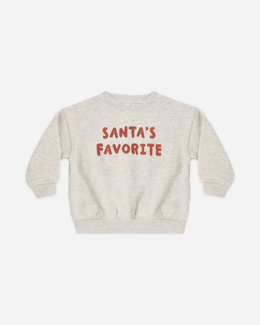 Relaxed Sweatshirt Santa's Favorite