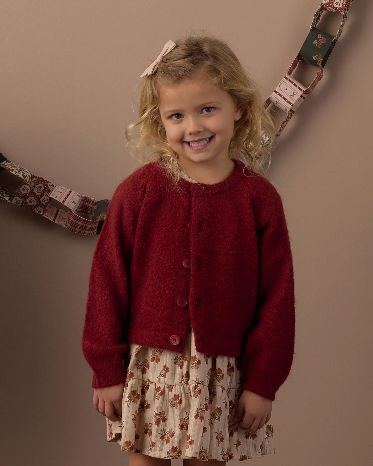Fuzzy Cardigan Ruby