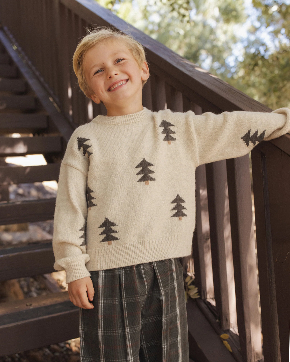 Aspen Sweater Tree Jacquard